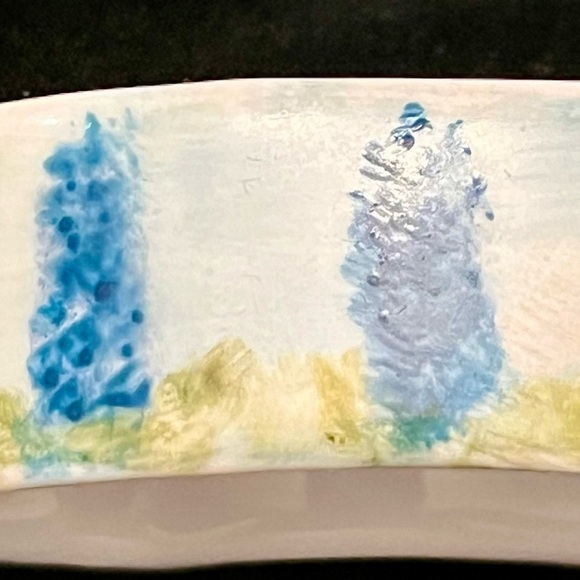 Polish Napkin Rings Holders Dining Hand Painted Porcelain Ceramic Gift Floral - Picture 7 of 16